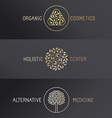 set of logo design templates vector image vector image
