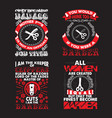 barber quote set set quote bundle good vector image vector image