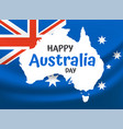 happy australia day concept vector image