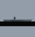 uss enterprise us navy nuclear aircraft carrier vector image vector image