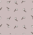 bandana chef hat seamless pattern engraving vector image vector image