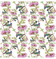 watercolor hand drawn seamless pattern vector image vector image