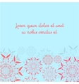floral abstract ornament vector image vector image
