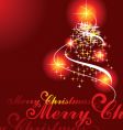 christmas tree vector image