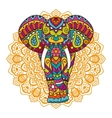 decorative elephant vector image