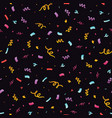party confetti purple seamless repeat pattern vector image