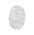 set of fingerprints icons id security identity vector image