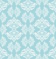 cyan floral curl vector image vector image