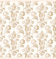 seamless oriental pattern with 3d elements vector image