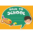 paper design with back to school theme vector image