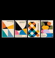 artworks posters inspired postmodern vector image vector image
