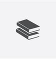 simple books icon vector image vector image
