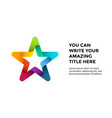 circle arrows star infographic cycle vector image