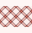 tartan plaid background diagonal check seamless vector image vector image