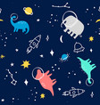 space pattern vector image
