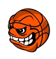 basketball cartoon ball vector image vector image