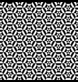 black and white geometric seamless pattern vector image