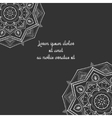 floral abstract ornament vector image vector image