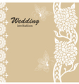 wedding card invitation vector image vector image