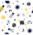 space pattern vector image vector image