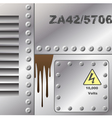 metal background vector image vector image