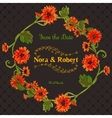 wedding save the date invitation card vector image vector image