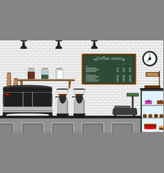 Corporate style for cafe or shop Royalty Free Vector Image