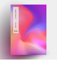 abstract modern gradient wave background cover vector image