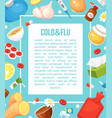 cold and flue vertical medical banner poster vector image