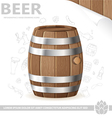 beer poster vector image vector image