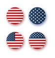 4th july badge isolated vector image