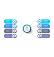 creative concept for infographic business data vector image vector image