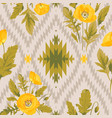 floral seamless pattern vector image