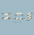 vintage banners hand drawing engraving vector image