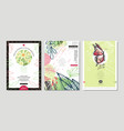 spring time design template vector image vector image