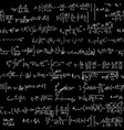 seamless background of many formulas vector image