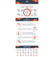 website banner and landing page tea vector image