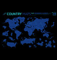 america asia africa europe australia oceania vector image vector image