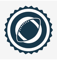 american football design vector image vector image