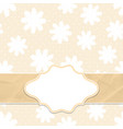 this is a christmas and new year frame vector image vector image