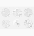 ripple milk top view cream wave circles vector image vector image