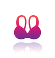 bra icon underwear symbol vector image