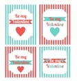 printable set of saint valentine party elements vector image vector image