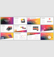 business presentation templates vector image vector image