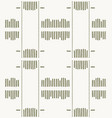 bohemian lines boho dots background pattern vector image vector image