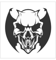 fierce gargoyle-fantasy winged beast vector image