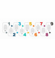 infographic design template with place for your vector image