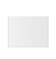 light realistic blank album cover or book vector image vector image
