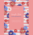 summer decorative frame vector image
