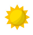 shine sun to spring natural weather vector image
